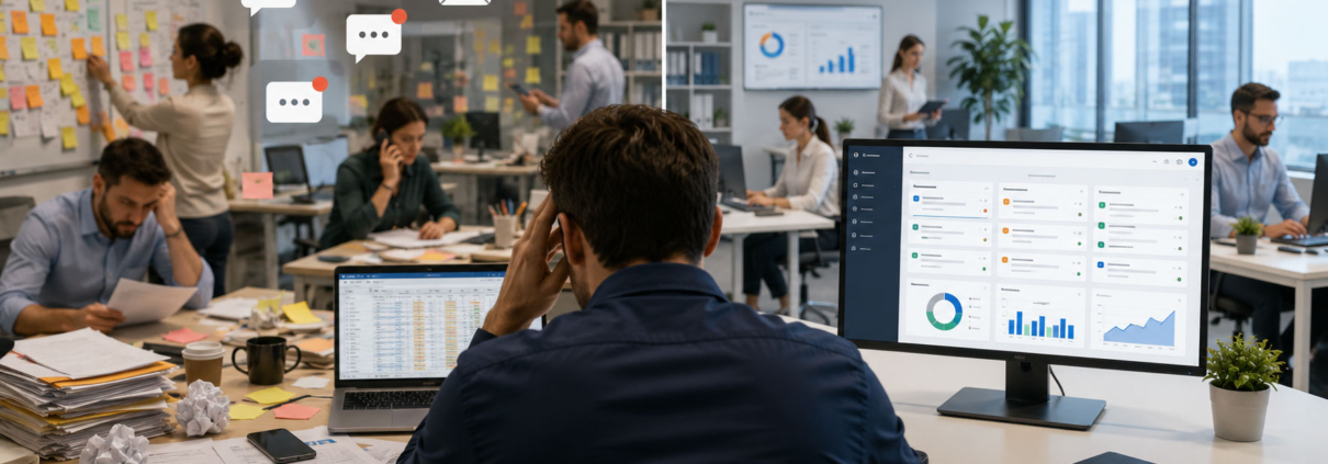 Effort leakage caused by manual task assignment, repeated follow-ups, weak task tracking, and workflow automation gaps